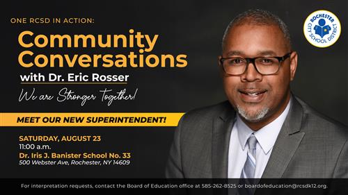 Community Conversations with Dr. Rosser